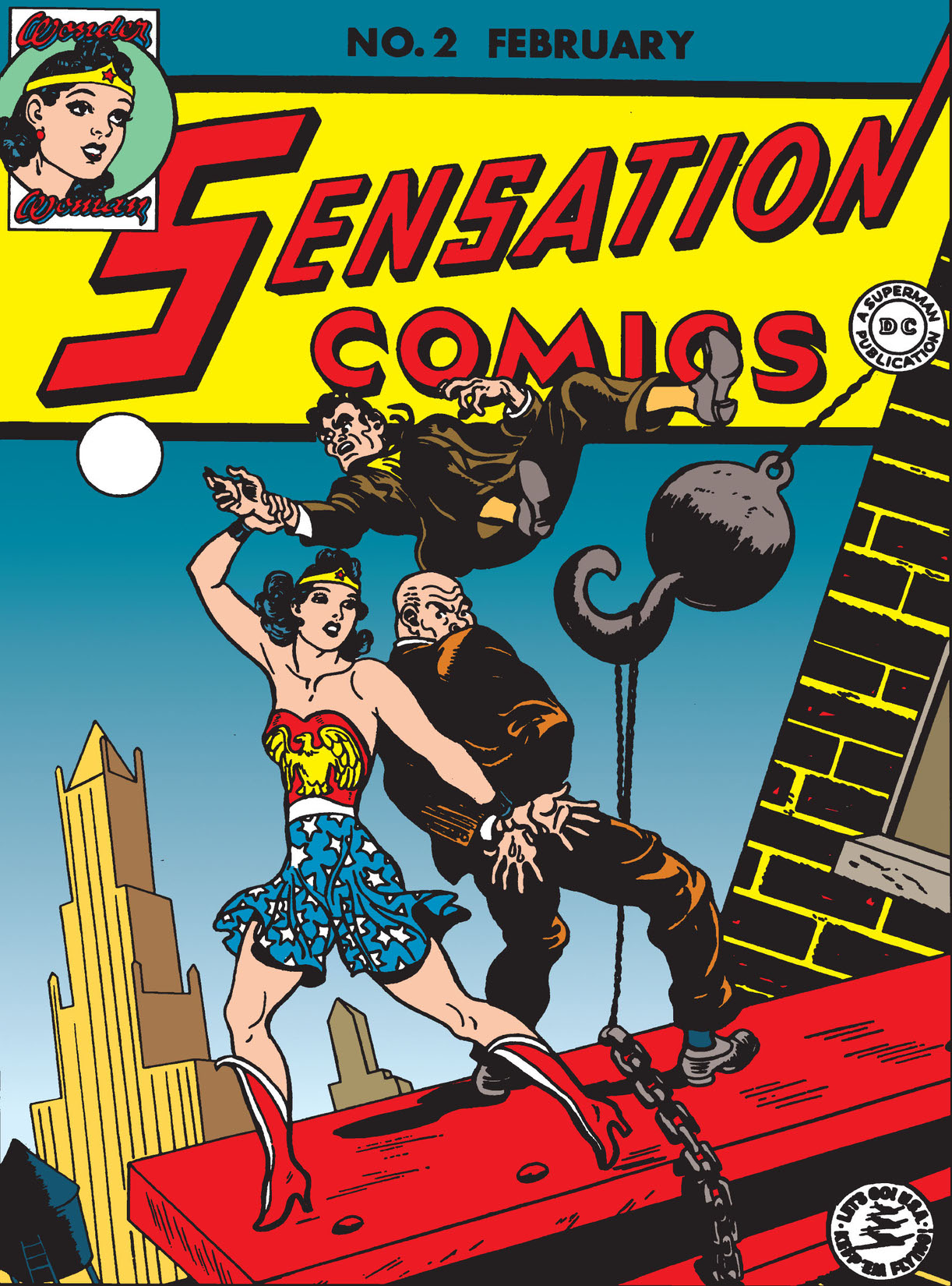 Sensation Comics #2-3 preview images