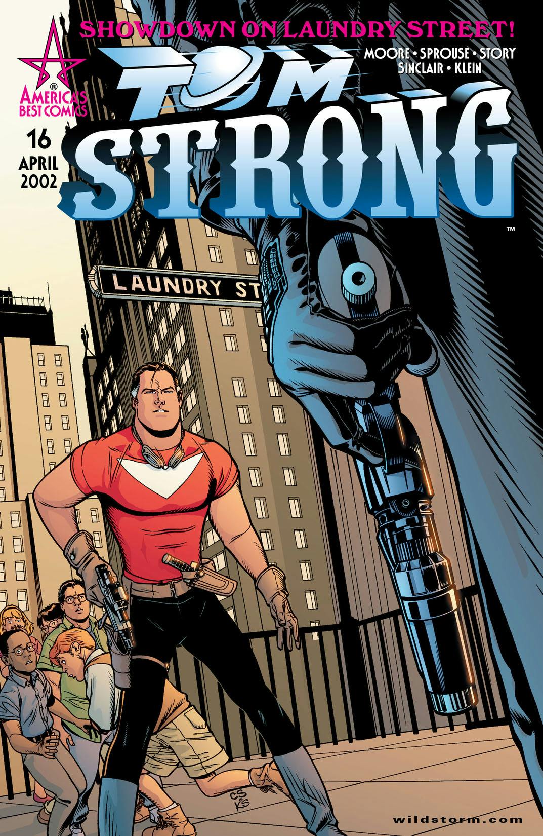 Tom Strong #16 preview images