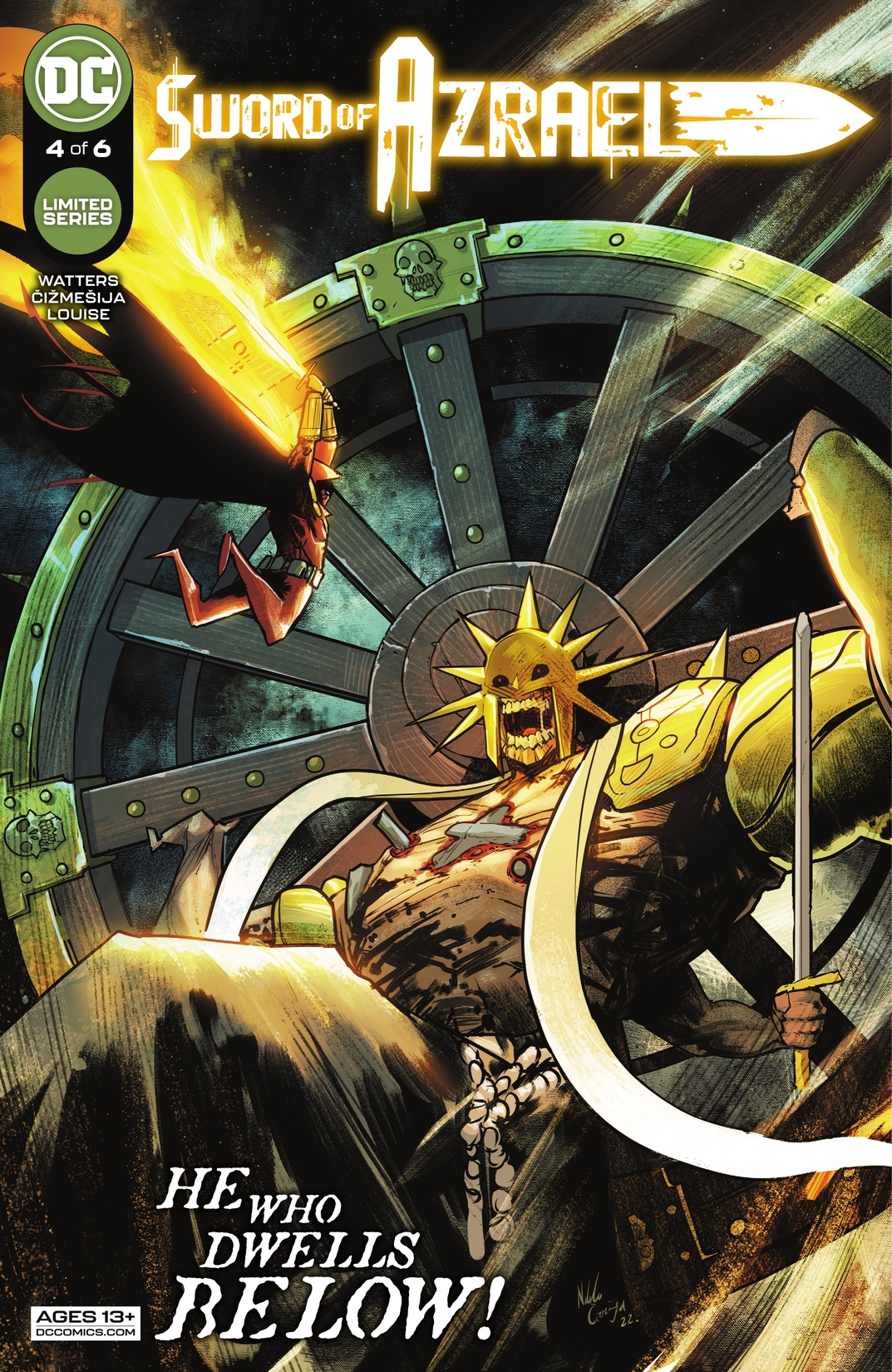 Sword of Azrael #4 preview images