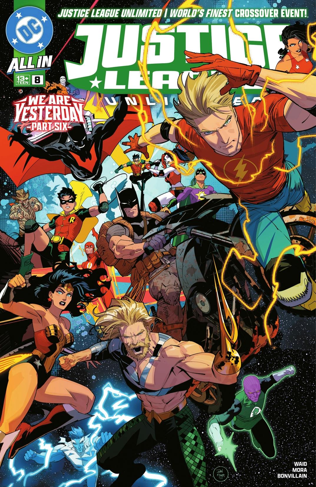 Justice League Unlimited #8 preview images