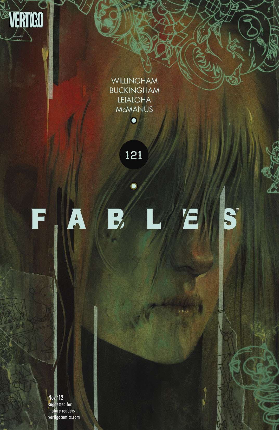 Fables #121 preview images