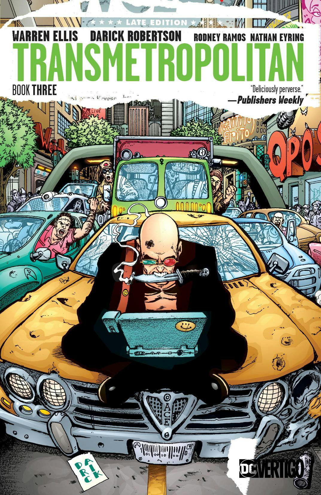 Transmetropolitan Book Three preview images
