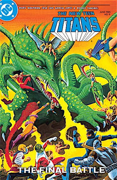 The New Teen Titans #9 preview images