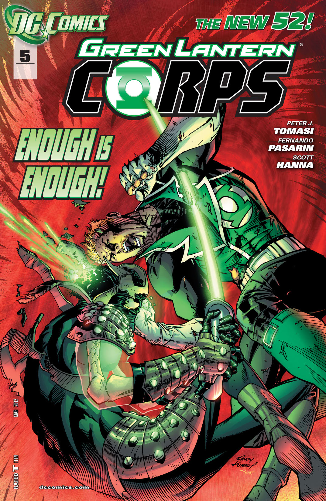 Green Lantern Corps (2011-) #5 preview images