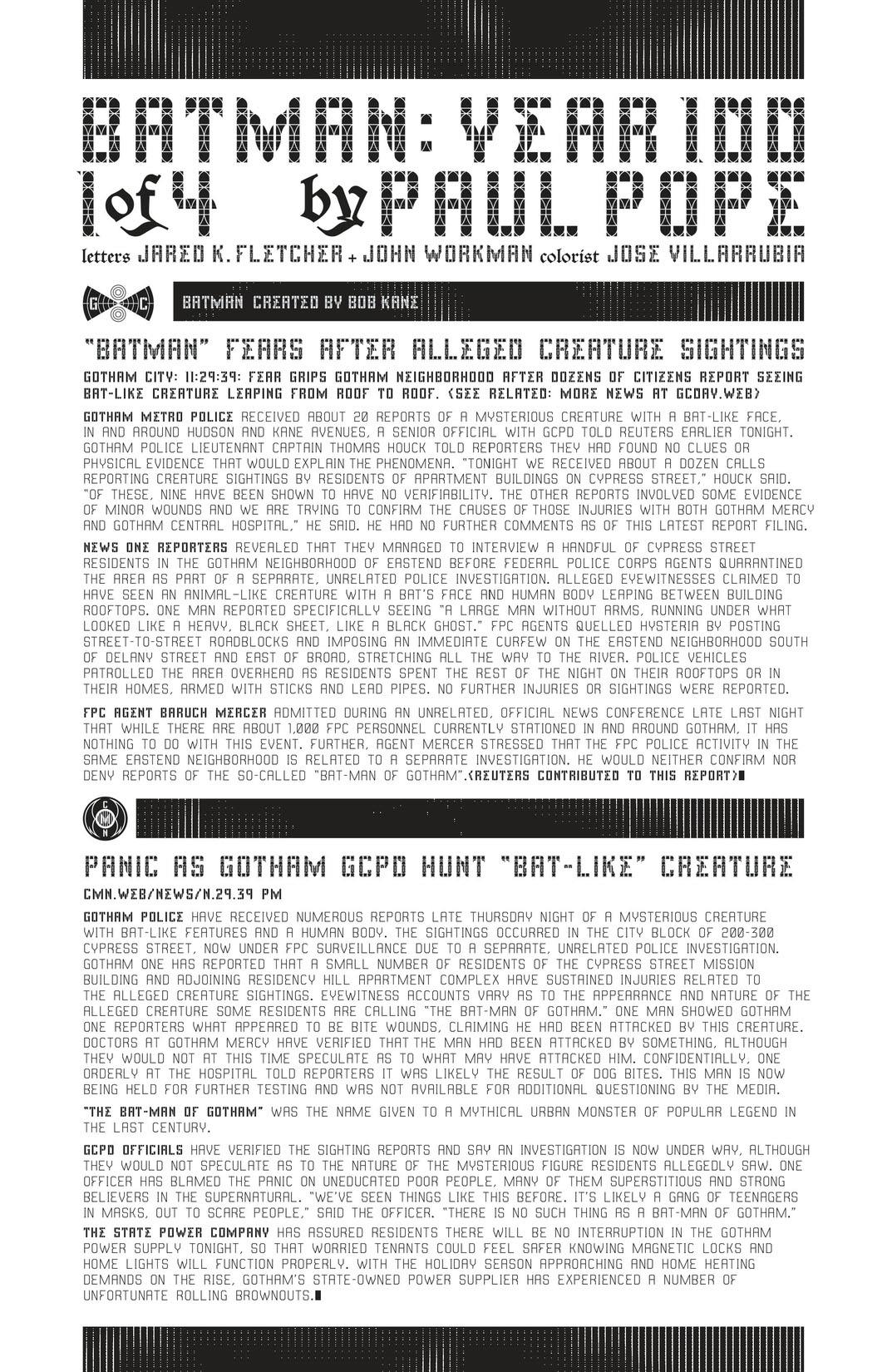 Batman: Year 100 series preview1