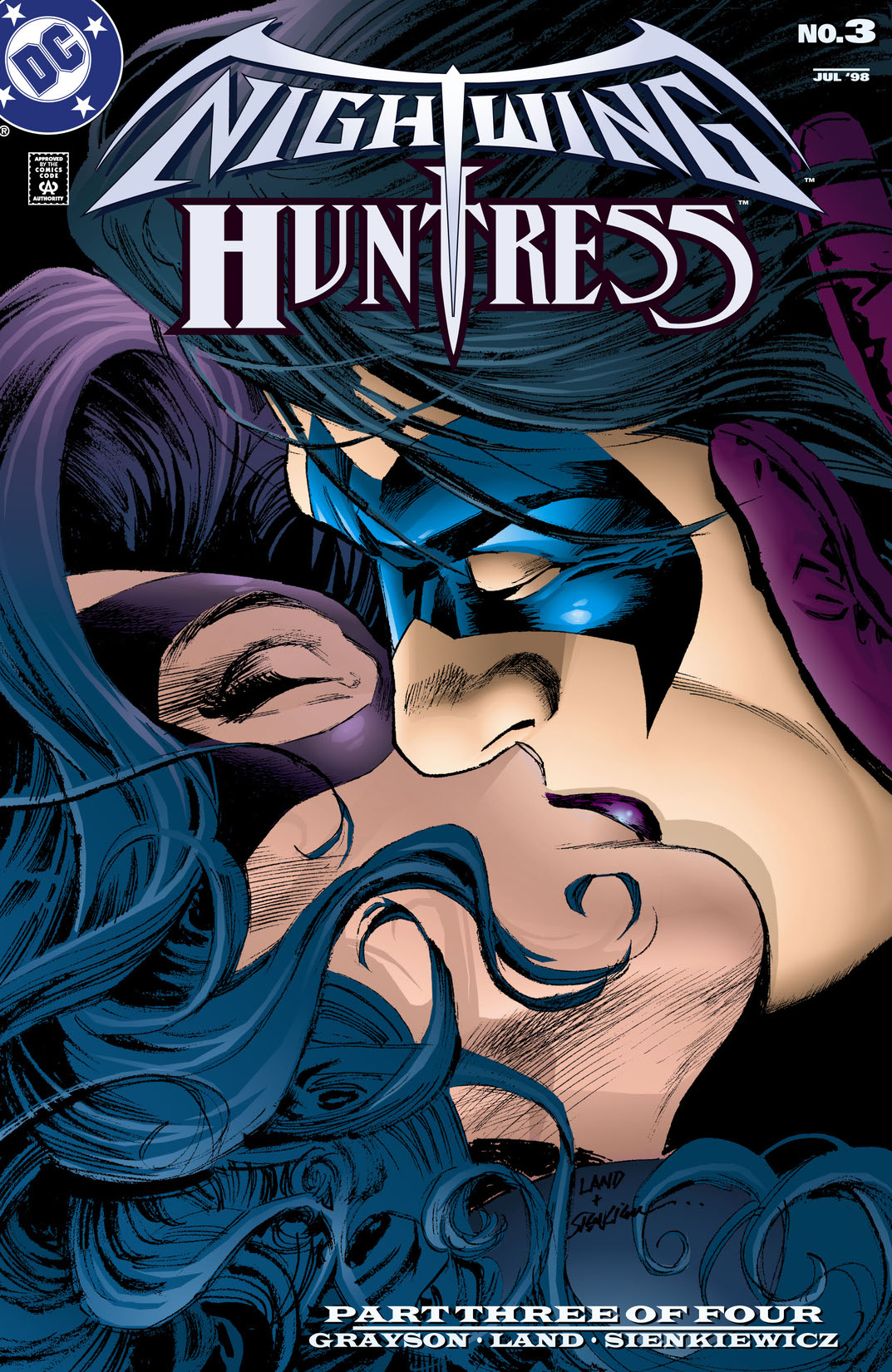 Nightwing and Huntress #3 preview images