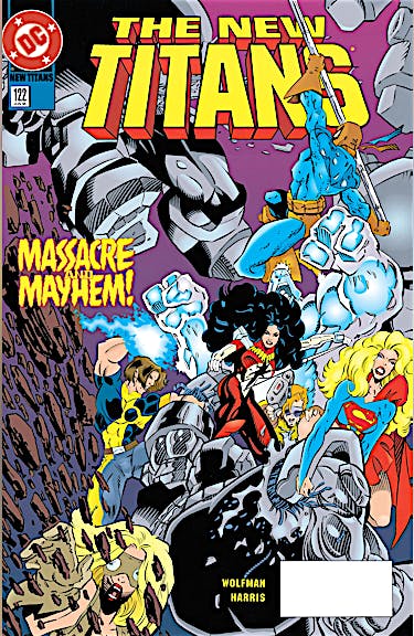 The New Titans #122 preview images