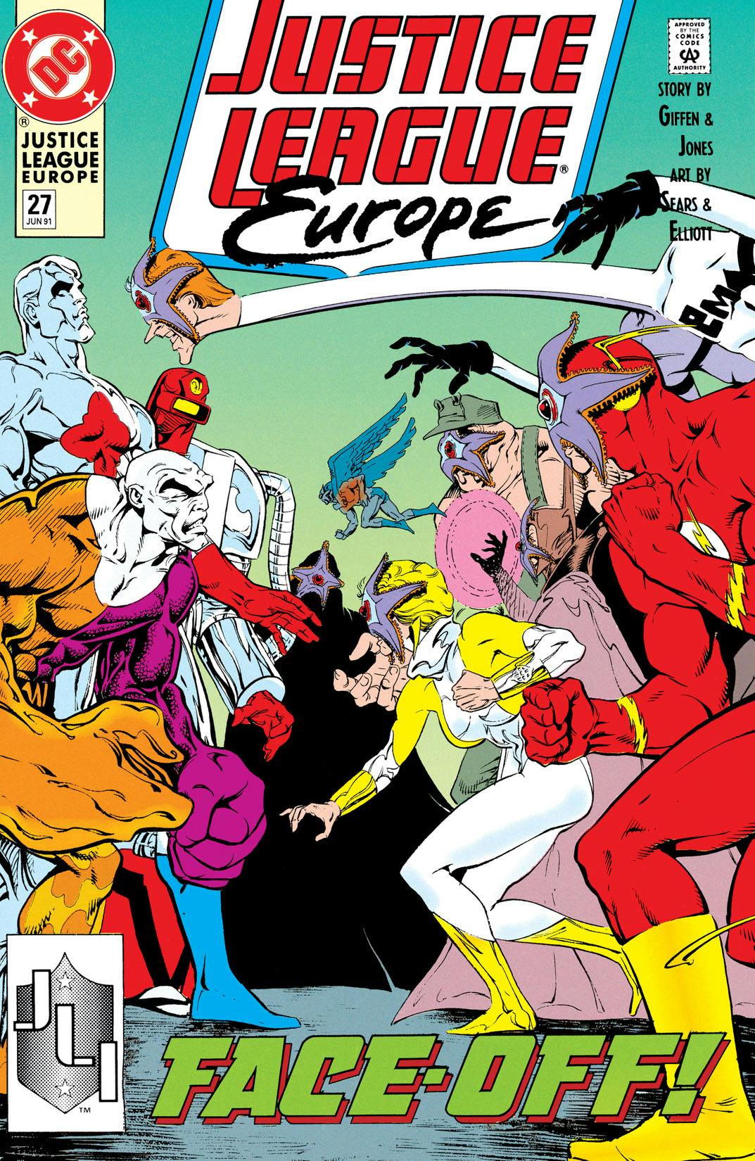 Justice League Europe #27 preview images