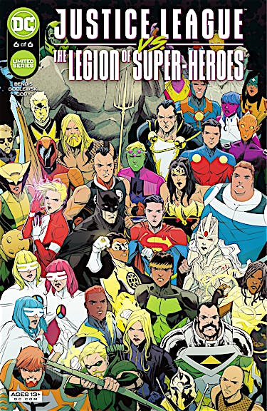 Justice League vs. The Legion of Super-Heroes #6 preview images