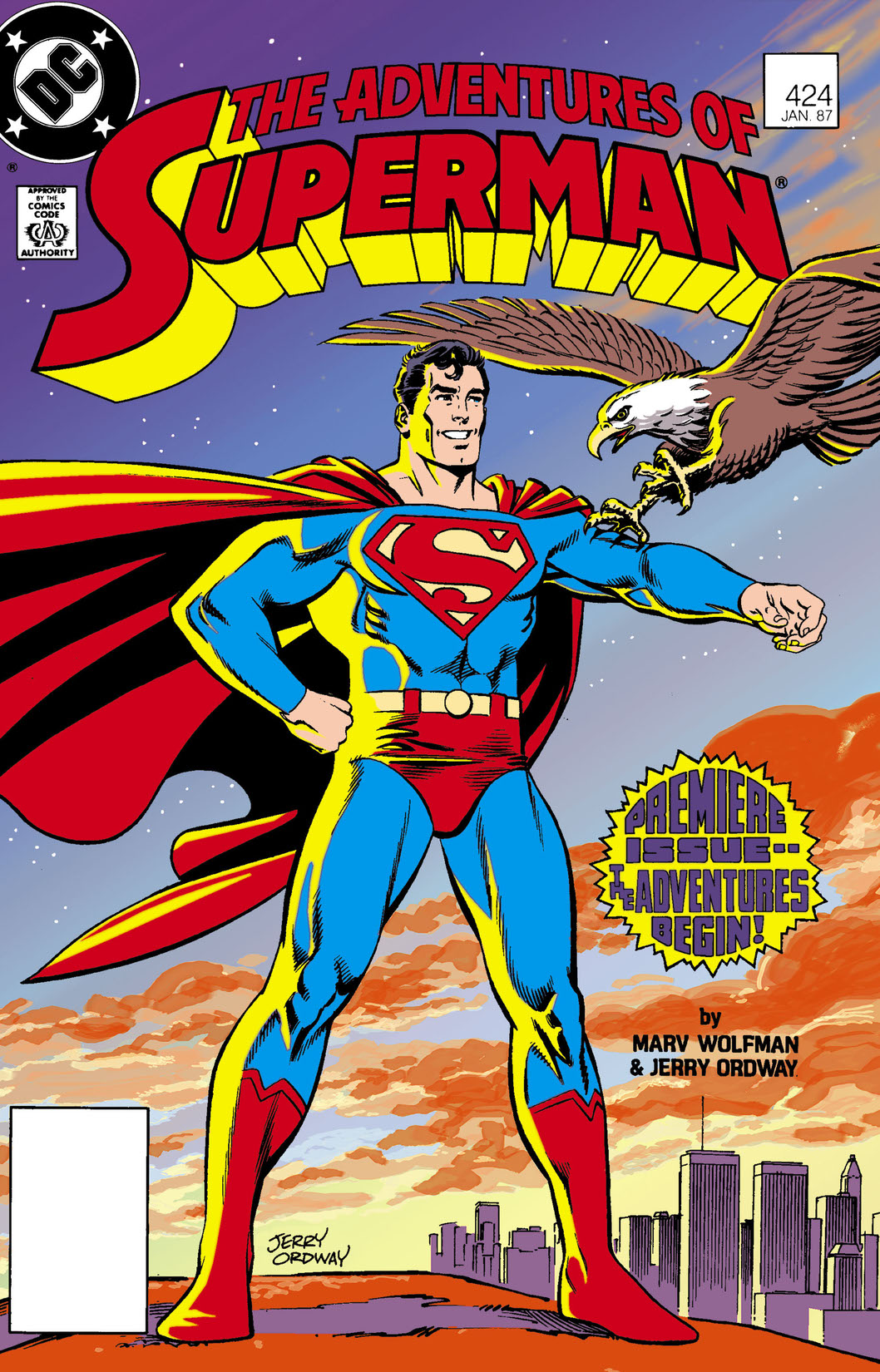 Adventures of Superman #425 FN 6.0 1987 Stock Image 