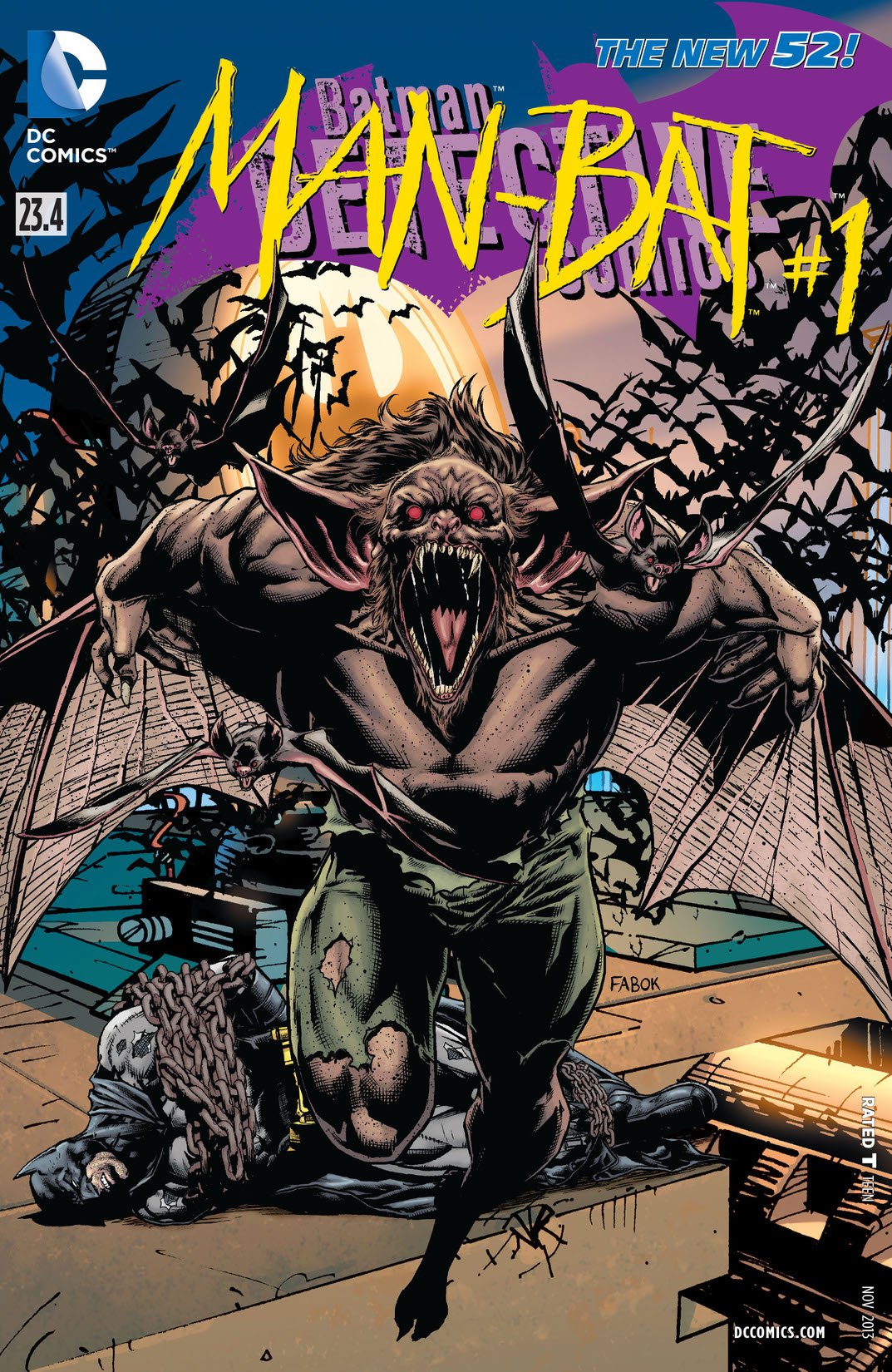 Batman Detective Comics # 23.4 Lenticular 3D NM/MT DC 1st Print Man-Bat # 1 