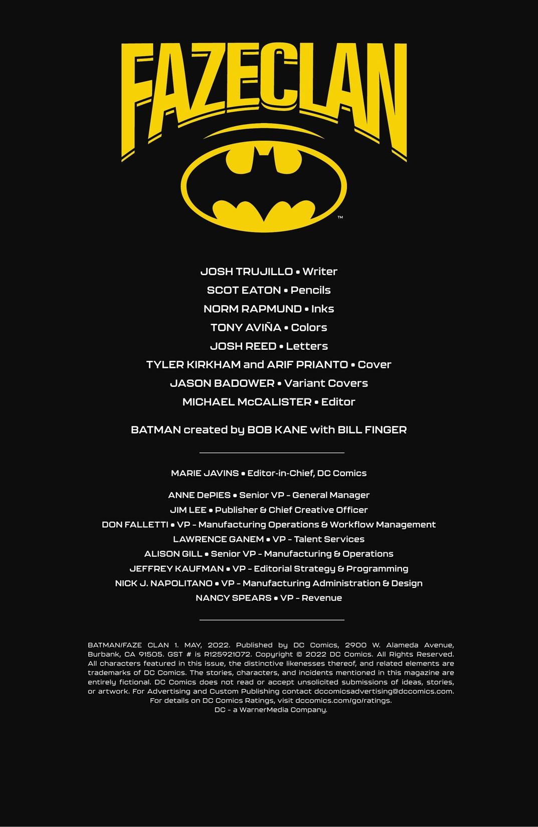 Batman/FaZe Clan series preview2