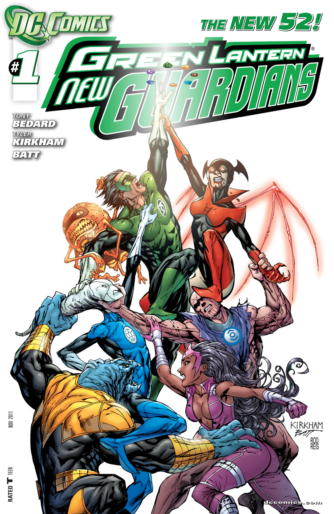 Green Lantern: New Guardians #1 preview images