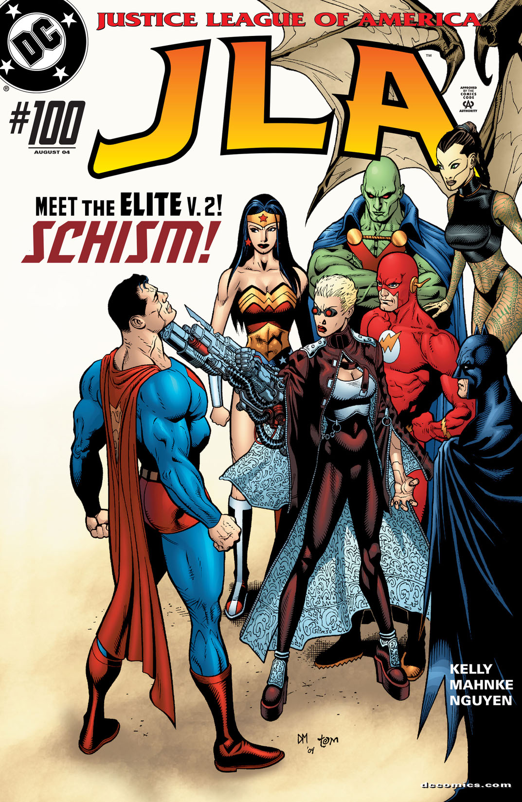 JLA #100 preview images