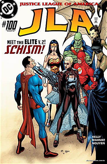 JLA #100 preview images