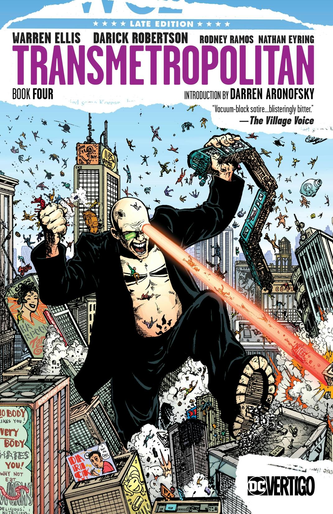 Transmetropolitan Book Four preview images