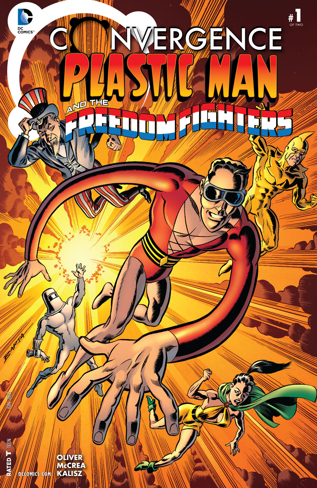 Convergence: Plastic Man and the Freedom Fighters #1 preview images
