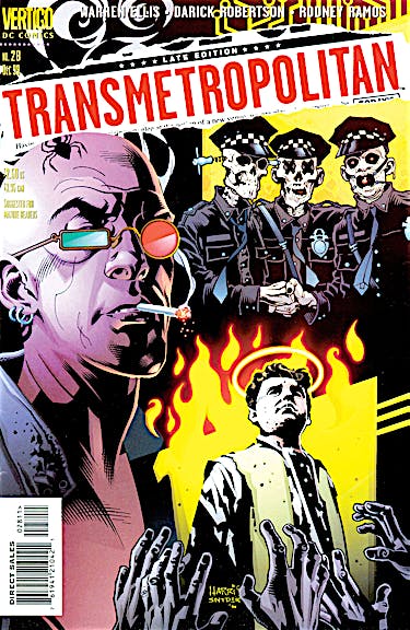 Transmetropolitan #28 preview images