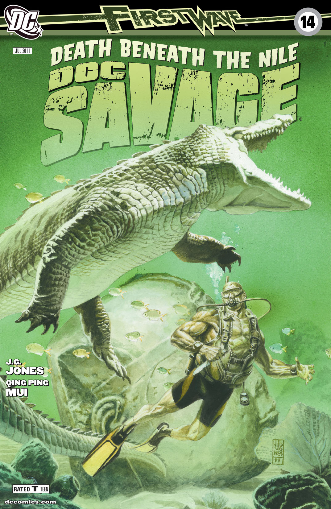 Doc Savage #14 preview images