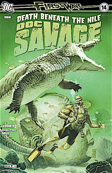 Doc Savage #14 preview images