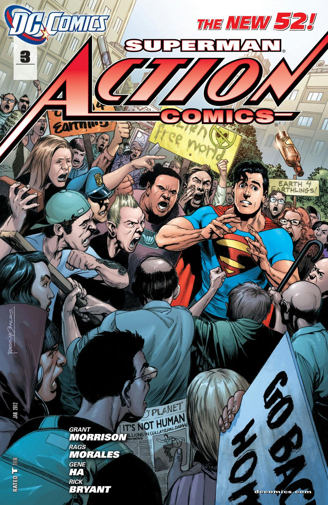 Action Comics (2011-) #3 preview images