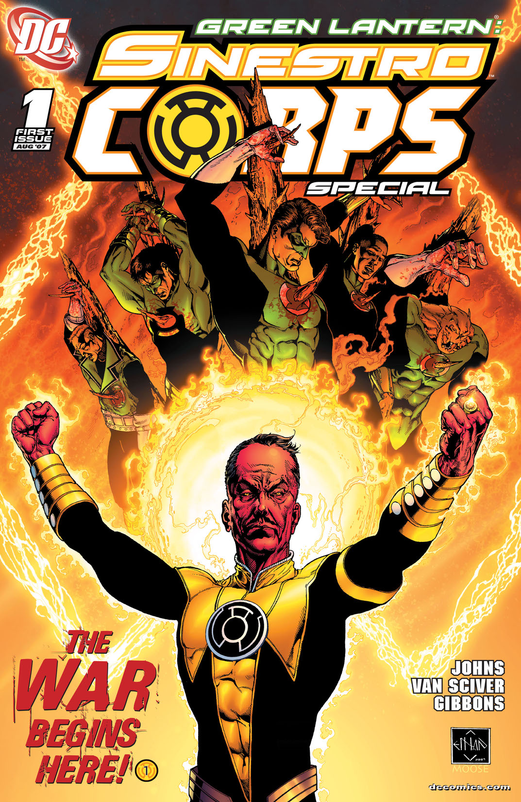 Green Lantern: Sinestro Corps War Special #1 preview images
