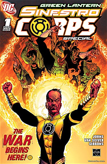 Green Lantern: Sinestro Corps War Special #1 preview images