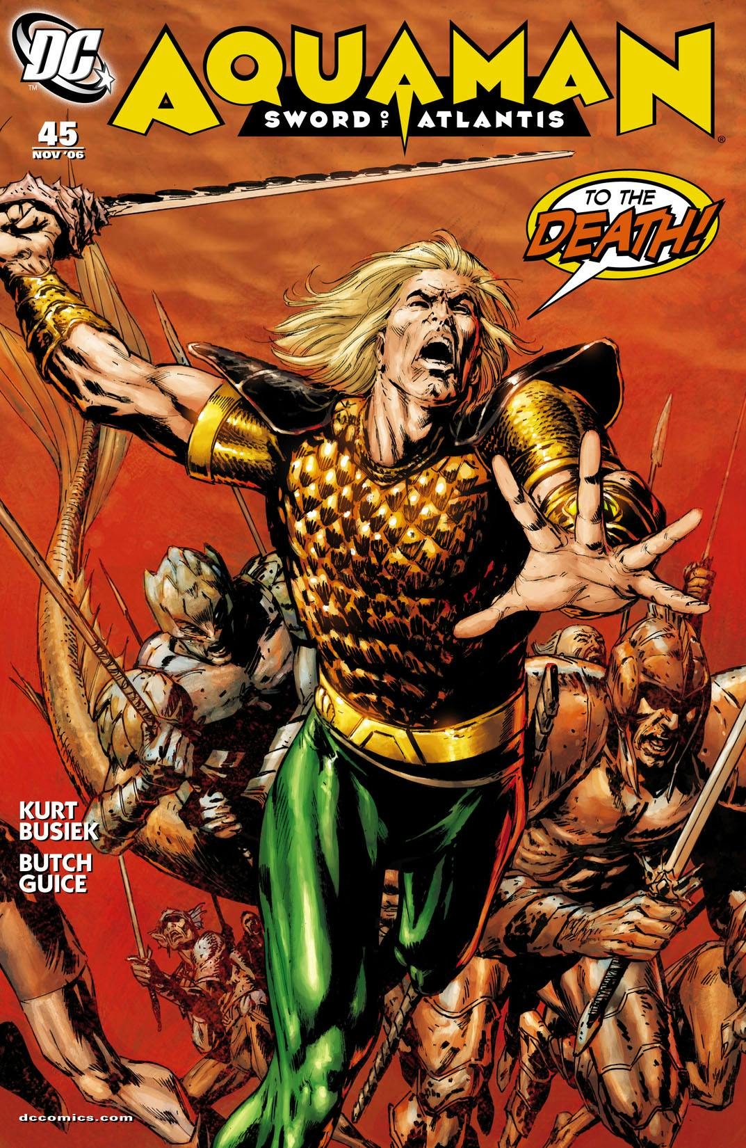 Aquaman: Sword of Atlantis #45 preview images