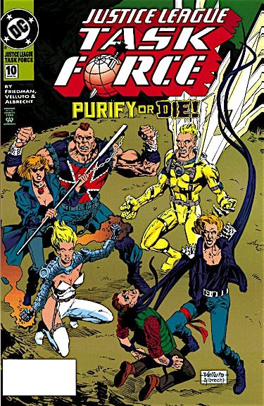 Justice League Task Force #10 preview images