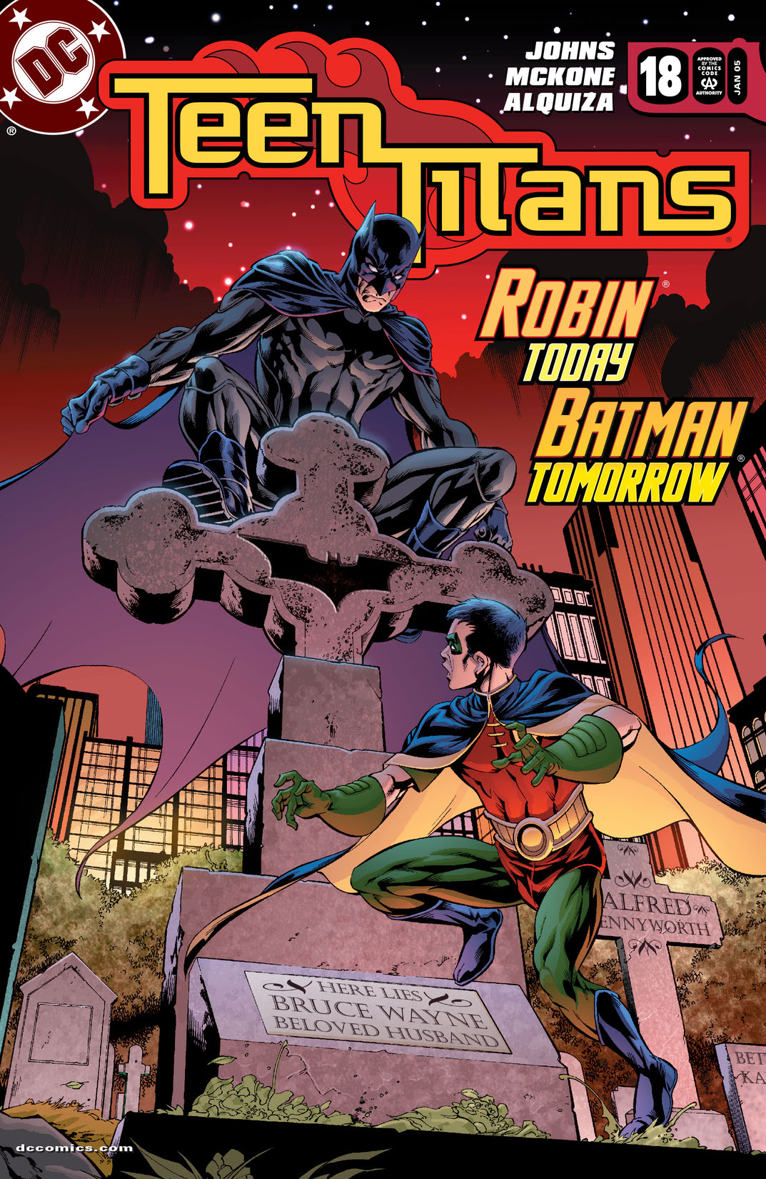 Teen Titans #22 May 2005 DC Comics Johns McKone Alquiza