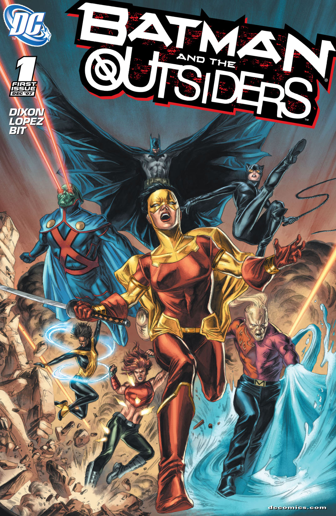 Batman and the Outsiders (2007-) #1 preview images