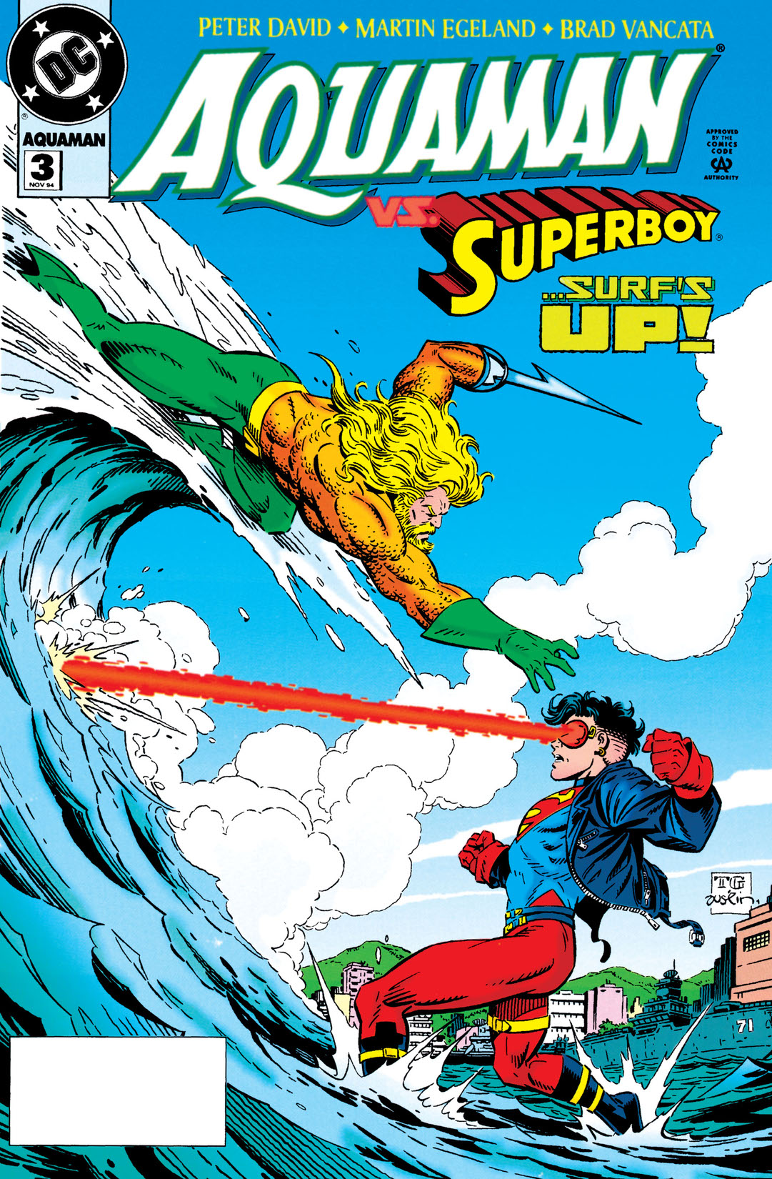 No.3 / 1994 Aquaman vs Vol.5 Aquaman Superboy / Peter David & Martin Egeland 