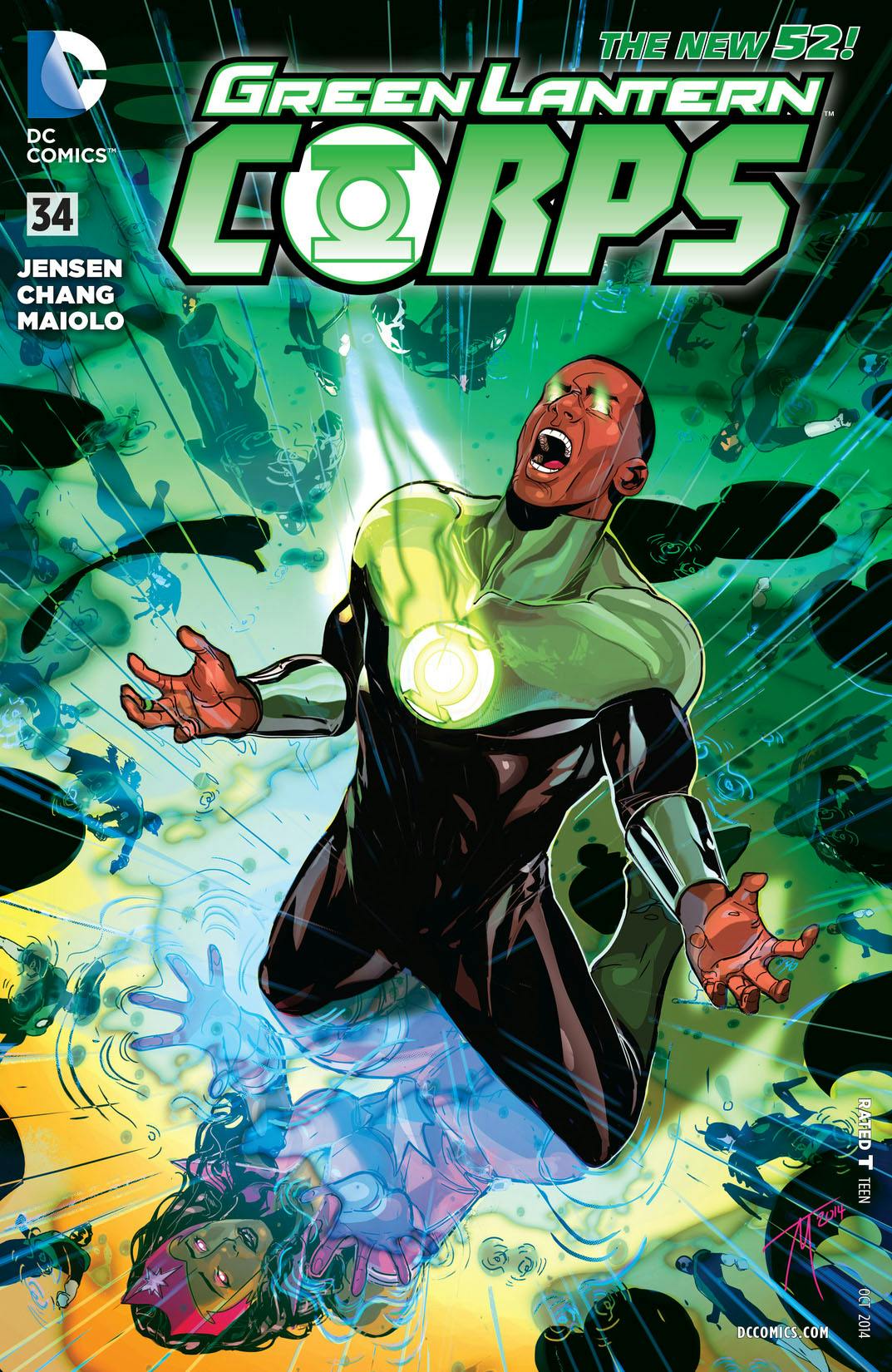 Green Lantern Corps (2011-) #34 preview images