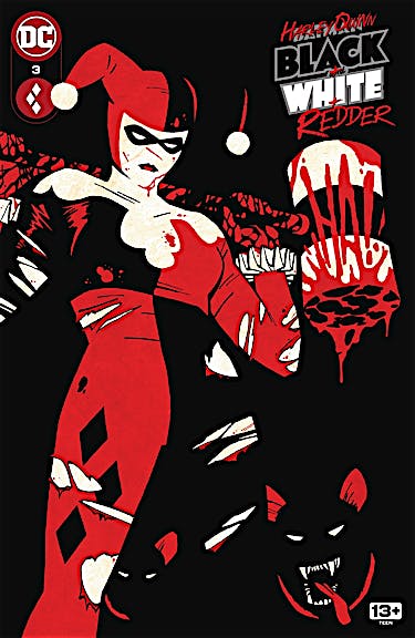 Harley Quinn: Black + White + Redder #3 preview images