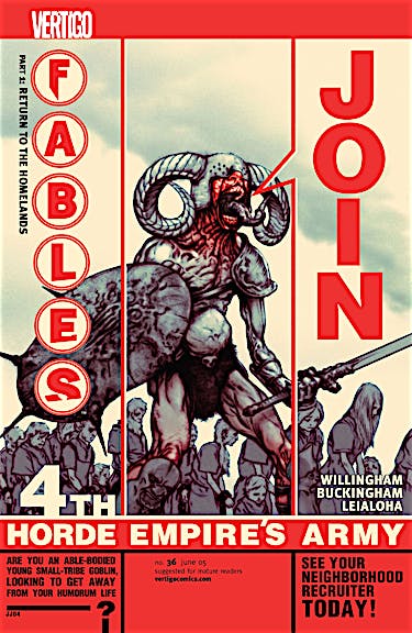 Fables #36 preview images