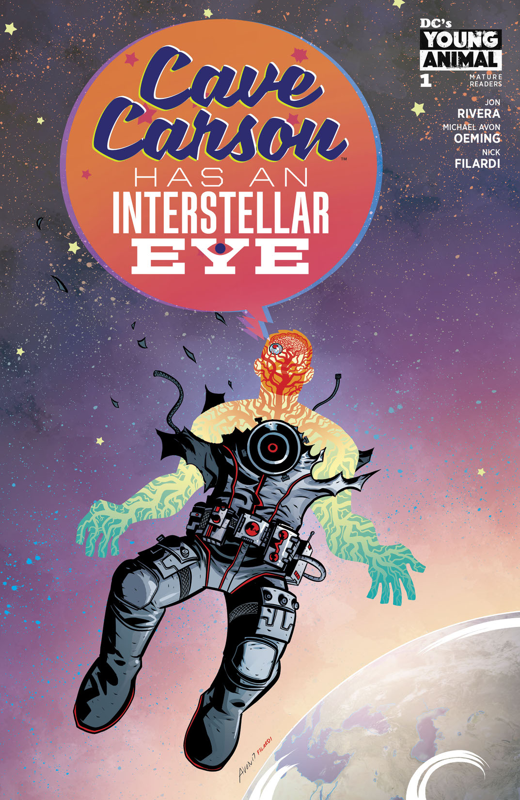 Cave Carson Has an Interstellar Eye #1 preview images