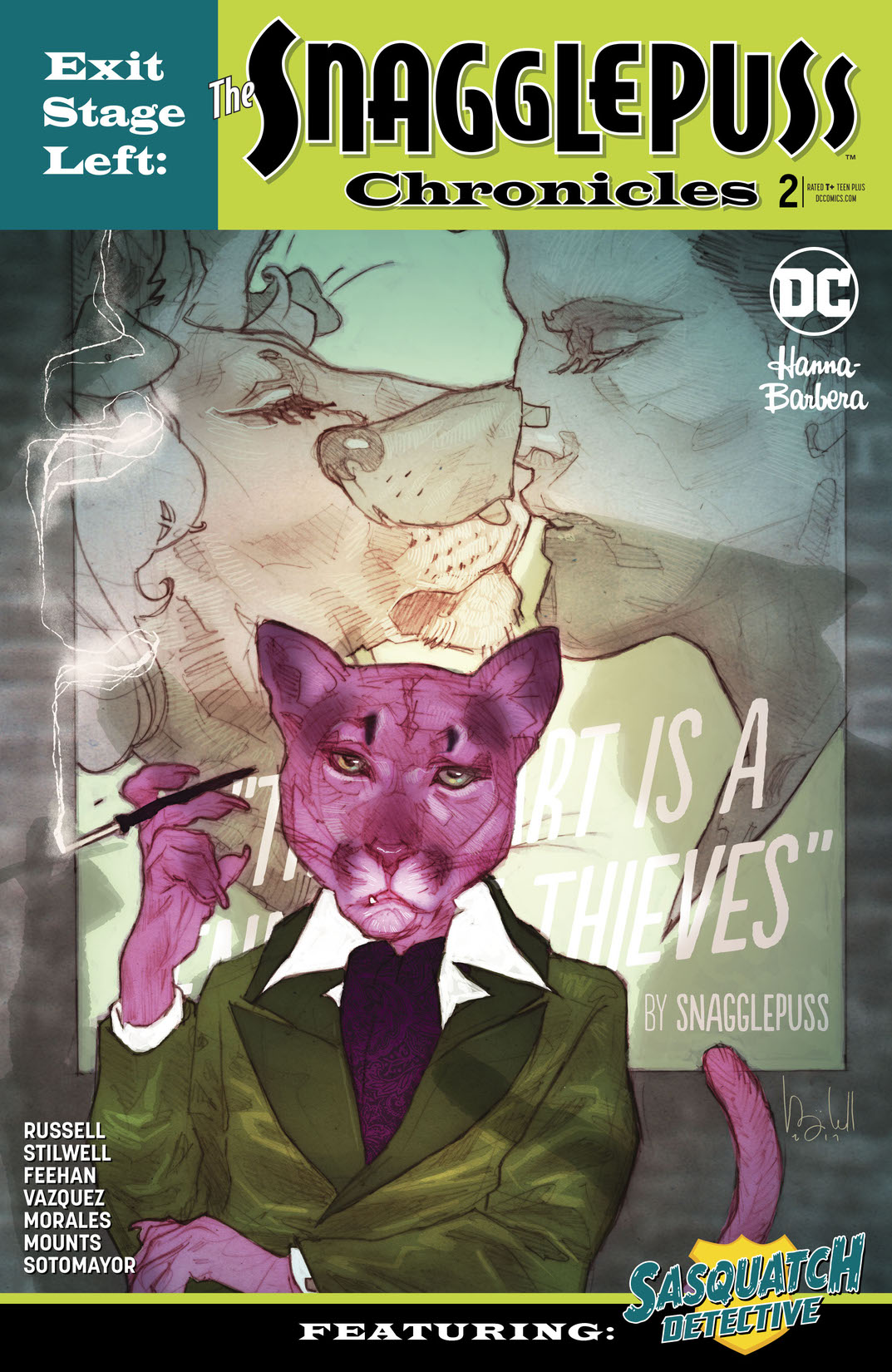 Exit Stage Left: The Snagglepuss Chronicles #2 preview images