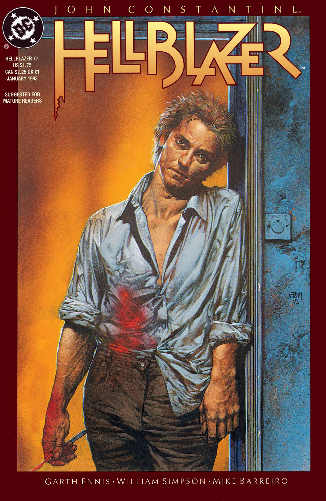 Hellblazer #61 preview images