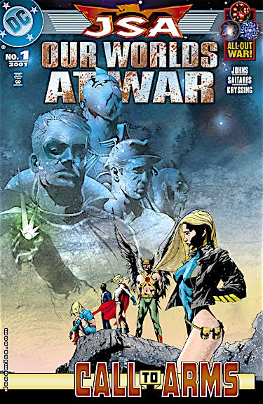 JSA: Our Worlds at War #1 preview images