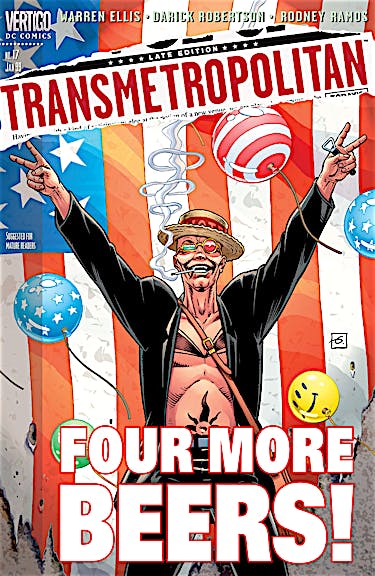 Transmetropolitan #17 preview images