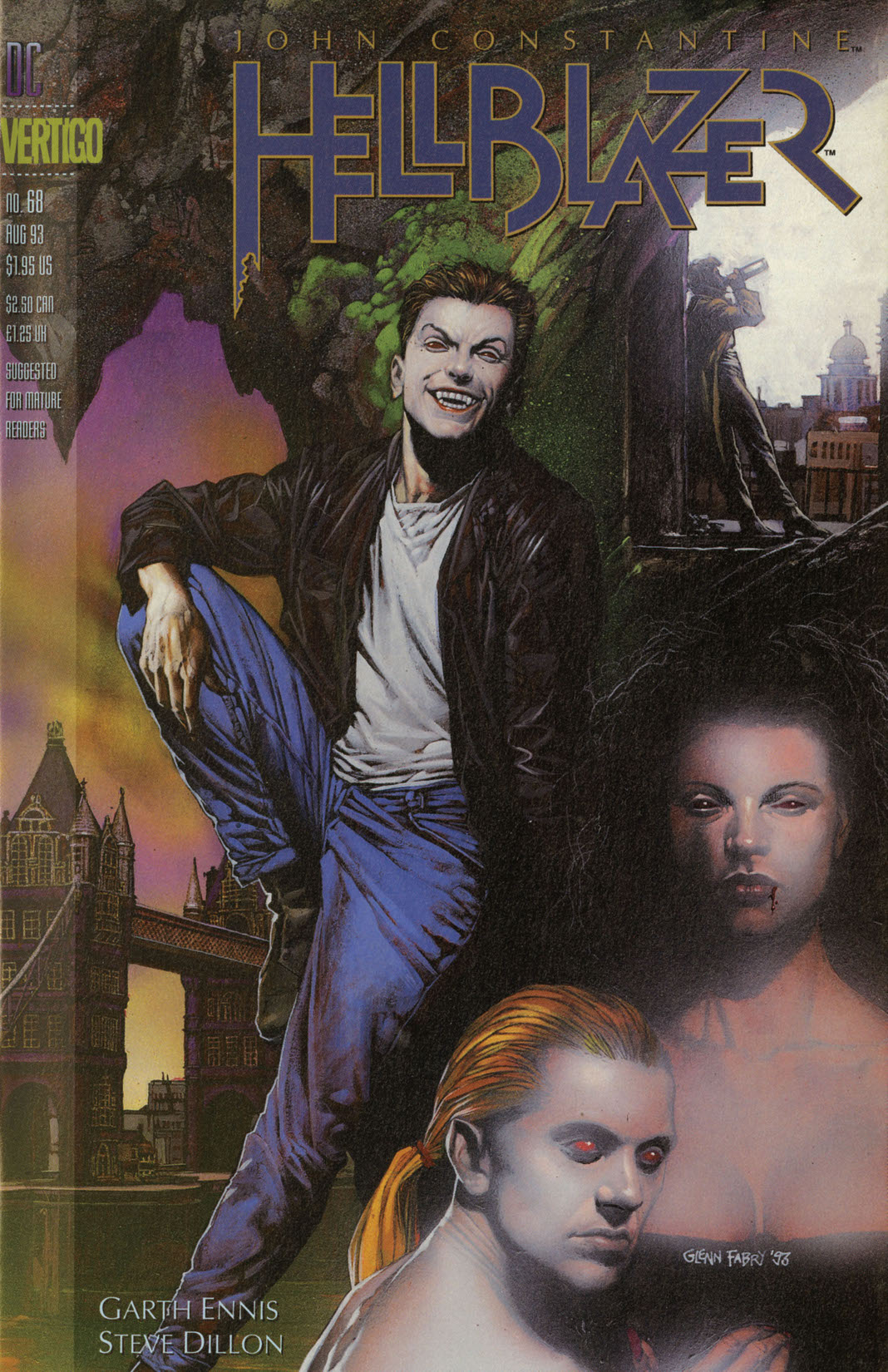 Hellblazer #68 preview images