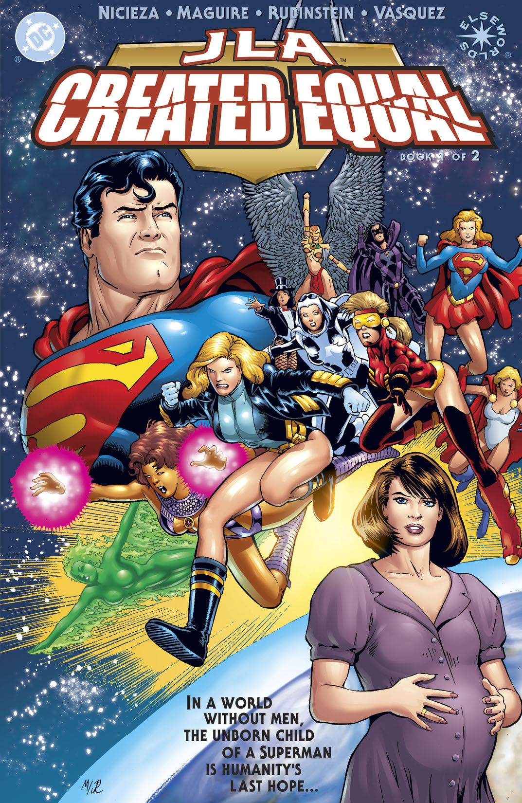 JLA: Created Equal #1 preview images