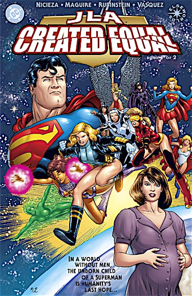 JLA: Created Equal #1 preview images