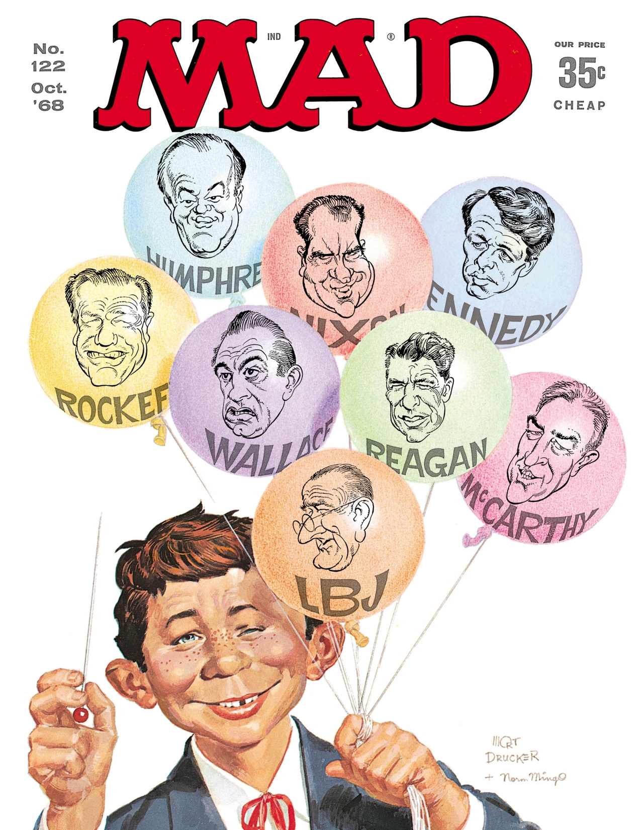 Mad Magazine #122 preview images