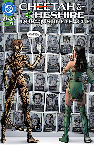 Cheetah & Cheshire Rob the Justice League #2 preview images