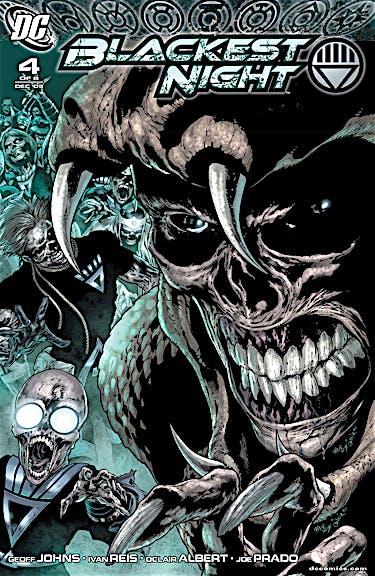 Blackest Night #4 preview images