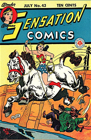 Sensation Comics #43 preview images