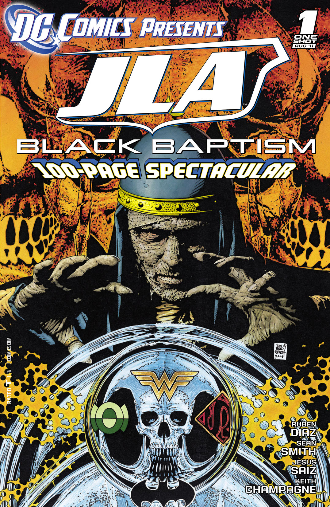 DC Comics Presents: JLA Black Baptism (2011-) #1 preview images