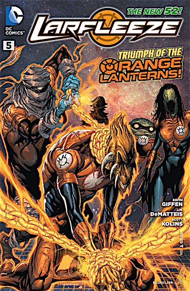 Larfleeze #5 preview images
