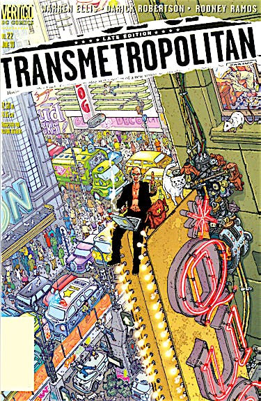 Transmetropolitan #22 preview images